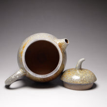 Load image into Gallery viewer, Dafengjiang Wood Kiln Fired Melon Nixing Teapot 大风江柴烧泥兴壶 155ml