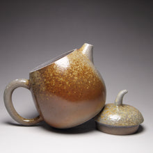 Load image into Gallery viewer, Dafengjiang Wood Kiln Fired Melon Nixing Teapot 大风江柴烧泥兴壶 155ml