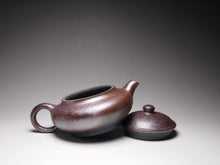Load image into Gallery viewer, Wood Fired Lao Zini Short Panhu Yixing Teapot 柴烧老紫泥矮潘壶 155ml