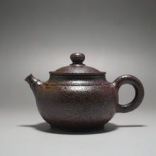 Load image into Gallery viewer, Wood Fired Round Rustic Nixing Teapot by Li Wenxin 李文新柴烧坭兴壶 155ml