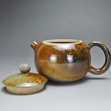 Load image into Gallery viewer, Wood Fired Xishi Nixing Teapot by Li Wenxin 李文新柴烧坭兴西施壶 150ml