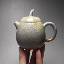 Load image into Gallery viewer, Dafengjiang Wood Kiln Fired Melon Nixing Teapot 大风江柴烧泥兴壶 155ml