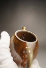 Load image into Gallery viewer, Wood Fired Lianzi Nixing Teapot by Li Wenxin  李文新柴烧坭兴莲子壶 155ml
