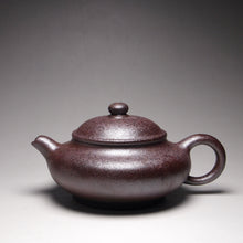 Load image into Gallery viewer, Wood Fired Lao Zini Short Panhu Yixing Teapot 柴烧老紫泥矮潘壶 155ml