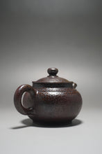 Load image into Gallery viewer, Wood Fired Round Rustic Nixing Teapot by Li Wenxin 李文新柴烧坭兴壶 155ml