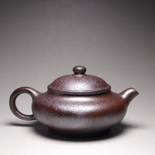 Load image into Gallery viewer, Wood Fired Lao Zini Short Panhu Yixing Teapot 柴烧老紫泥矮潘壶 155ml