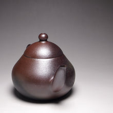 Load image into Gallery viewer, Wood Fired Pear Lao Zini Yixing Teapot 柴烧老紫泥梨形 155ml