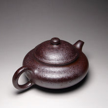 Load image into Gallery viewer, Wood Fired Lao Zini Short Panhu Yixing Teapot 柴烧老紫泥矮潘壶 155ml