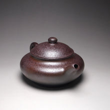 Load image into Gallery viewer, Wood Fired Lao Zini Short Panhu Yixing Teapot 柴烧老紫泥矮潘壶 155ml