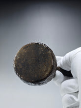 Load image into Gallery viewer, 999 Pure Silver Wabi Sabi Meteorite Series with Gold Plating by Master Hong JinHong 全手工纯银999洪金鸿制大师银侧把壶 175ml