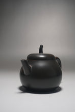 Load image into Gallery viewer, 170ml Black Eggplant Teapot by Li Wenxin 李文新茄瓜泥兴壶