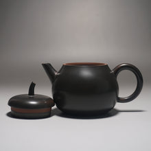 Load image into Gallery viewer, 170ml Black Eggplant Teapot by Li Wenxin 李文新茄瓜泥兴壶