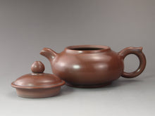Load image into Gallery viewer, 175ml Bian Fanggu Nixing Teapot by Li Changquan 黎昌权坭兴扁仿古