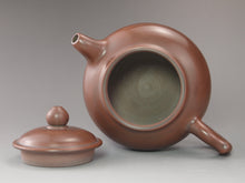 Load image into Gallery viewer, 175ml Bian Fanggu Nixing Teapot by Li Changquan 黎昌权坭兴扁仿古