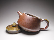 Load image into Gallery viewer, Dafengjiang Wood Kiln Fired Shipiao Nixing Teapot  大风江柴烧平盖石瓢 175ml