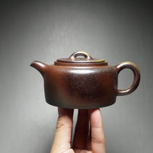Load image into Gallery viewer, Wood Fired Handpicked TianQingNi Jinglan Yixing Teapot 柴烧天青泥井栏 175ml
