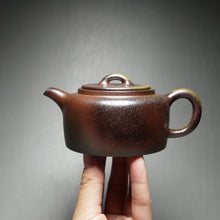 Load image into Gallery viewer, Wood Fired Handpicked TianQingNi Jinglan Yixing Teapot 柴烧天青泥井栏 175ml