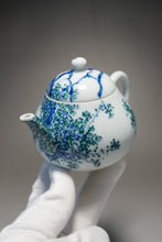 Load image into Gallery viewer, Qinghua Bird in the Tree Jingdezhen Fine Porcelain Teapot by Master KuangShi 青花手绘匡石作梨形壶 180ml