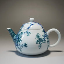 Load image into Gallery viewer, Qinghua Bird in the Tree Jingdezhen Fine Porcelain Teapot by Master KuangShi 青花手绘匡石作梨形壶 180ml