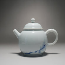 Load image into Gallery viewer, Qinghua Pine Tree Jingdezhen Porcelain Teapot 青花壶松树茶壶 185ml