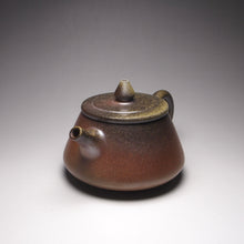 Load image into Gallery viewer, Dafengjiang Wood Kiln Fired Shipiao Nixing Teapot  大风江柴烧平盖石瓢 190ml