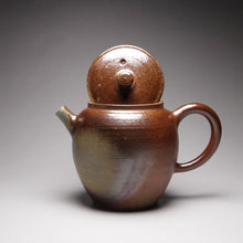 Load image into Gallery viewer, Wood Fired Tall Julunzhu Nixing Teapot Dark and Light 柴烧坭兴高巨轮珠 195ml
