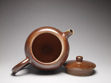 Load image into Gallery viewer, Wood Fired Tall Julunzhu Nixing Teapot Dark and Light 柴烧坭兴高巨轮珠 195ml