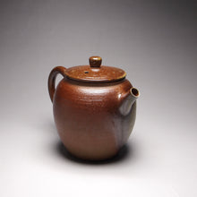 Load image into Gallery viewer, Wood Fired Tall Julunzhu Nixing Teapot Dark and Light 柴烧坭兴高巨轮珠 195ml