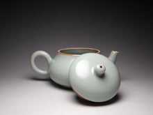 Load image into Gallery viewer, Ruyao Pear Teapot and Teacups Tea Set 汝窑一壶两杯套装