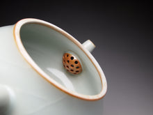 Load image into Gallery viewer, Ruyao Pear Teapot and Teacups Tea Set 汝窑一壶两杯套装