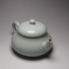 Load image into Gallery viewer, Ruyao Pear Teapot and Teacups Tea Set 汝窑一壶两杯套装