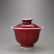 Load image into Gallery viewer, Langhong Porcelain Gaiwan 耕隐郎红盖碗
