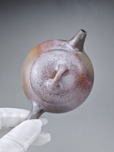 Load image into Gallery viewer, Wood Fired Lao Zini Mellon Yixing Teapot 柴烧老紫泥匏瓜 200m