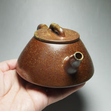 Load image into Gallery viewer, Wood Fired Shipiao Nixing Teapot by Li Wenxin 柴烧坭兴石瓢 200ml