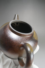 Load image into Gallery viewer, Wood Fired Lao Zini Round Julunzhu Yixing Teapot 柴烧紫泥巨轮珠 200ml