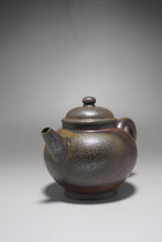 Load image into Gallery viewer, Wood Fired Lao Zini Round Julunzhu Yixing Teapot 柴烧紫泥巨轮珠 200ml