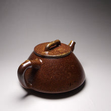 Load image into Gallery viewer, Wood Fired Shipiao Nixing Teapot by Li Wenxin 柴烧坭兴石瓢 200ml