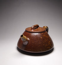 Load image into Gallery viewer, Wood Fired Shipiao Nixing Teapot by Li Wenxin 柴烧坭兴石瓢 200ml