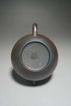 Load image into Gallery viewer, Wood Fired Lao Zini Bianfu Yixing Teapot 柴烧老紫泥扁腹 210ml