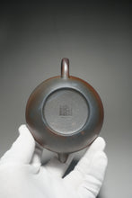Load image into Gallery viewer, Wood Fired Lao Zini Bianfu Yixing Teapot 柴烧老紫泥扁腹 210ml