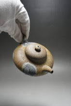 Load image into Gallery viewer, Wood Fired Lipini with Carving Yixing Teapot 柴烧梨皮段泥合欢带刻字 220ml