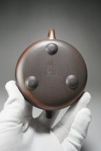 Load image into Gallery viewer, Wood Fired Dicaoqing Shipiao Yixing Teapot 柴烧平盖石瓢 230ml