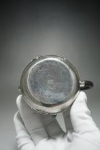 Load image into Gallery viewer, 999 Pure Silver Handmade Jade Gourd Teapot with Silver Wire Inlay 全手工掐丝镶玉葫芦藤银壶 230ml