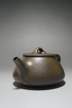 Load image into Gallery viewer, Wood Fired Dicaoqing Shipiao Yixing Teapot 柴烧平盖石瓢 230ml