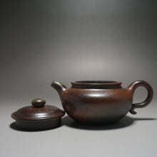 Load image into Gallery viewer, Wood Fired Handpicked TianQingNi Fanggu Yixing Teapot 柴烧天青泥仿古 230ml