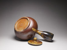 Load image into Gallery viewer, Wood Fired Side Handle Nixing Teapot by Li Wenxin 李文新柴烧侧把壶 235ml