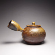 Load image into Gallery viewer, Wood Fired Side Handle Nixing Teapot by Li Wenxin 李文新柴烧侧把壶 235ml