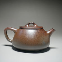 Load image into Gallery viewer, Wood Fired Shipiao Dicaoqing Yixing Teapot 柴烧底槽青平盖石瓢 240ml