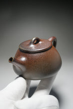 Load image into Gallery viewer, Wood Fired Shipiao Dicaoqing Yixing Teapot 柴烧底槽青平盖石瓢 240ml