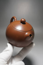 Load image into Gallery viewer, Xishi Nixing Teapot with Carving of Dragon by Ma Wuhong 马武宏雕龙西施坭兴壶 245ml